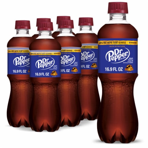Dr Pepper Dark Berry Zero Sugar Soda, 20 fl oz Bottle