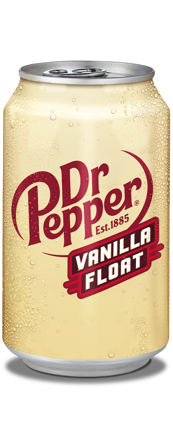 Dr Pepper Vanilla Float Soda, 12 fl oz Cans, 12-Pack