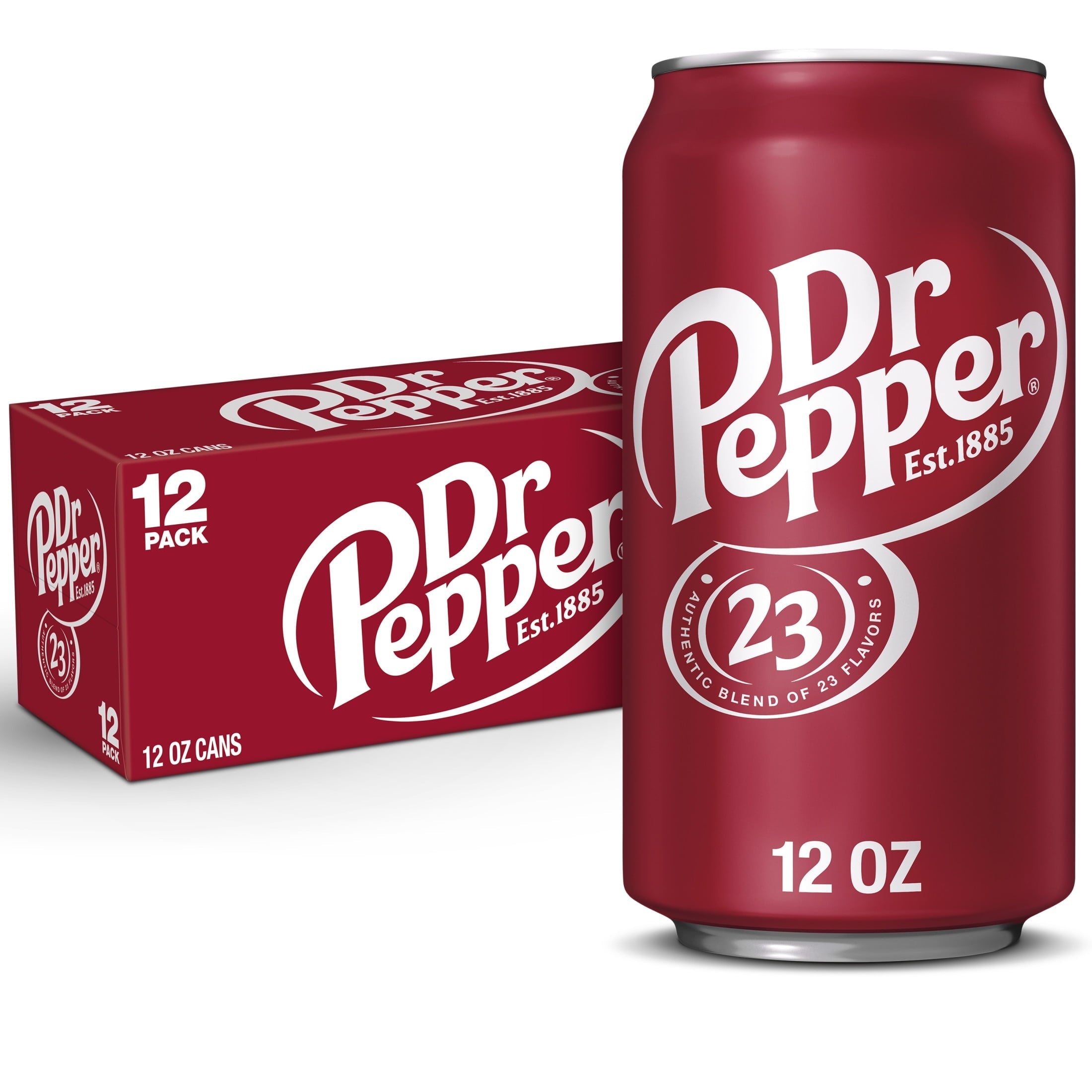 Dr Pepper Original Soda, 12 fl oz Cans, 12-Pack
