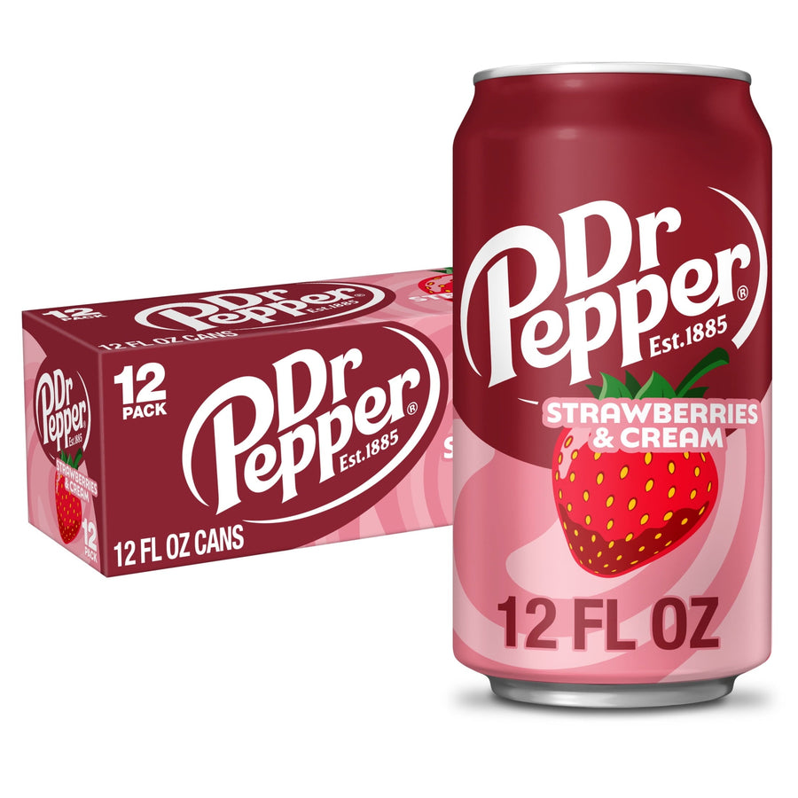 Dr Pepper Strawberries & Cream Soda - Easy Ready
